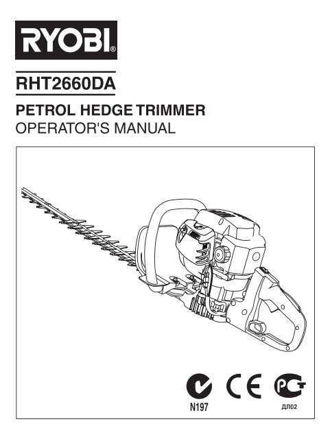 RHT2660DA (for TTIA).indd - Ryobi