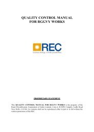 quality control manual for rggvy works - Rajiv Gandhi Grameen ...