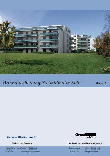 Wohnüberbauung Steifeldmatte Suhr - Grundmann