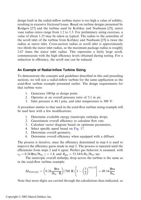 Handbook of Turbomachinery Second Edition Revised - Ventech!