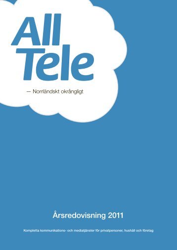 AllTele: Årsredovisning 2011 - beQuoted