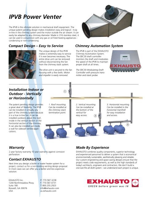 Optimize Your Venting Designs IPVB Power Venter - Enervex