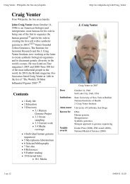 Craig Venter - Wikipedia, the free encyclopedia