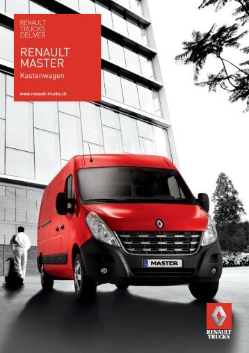 Prospekt Renault Master Kastenwagen