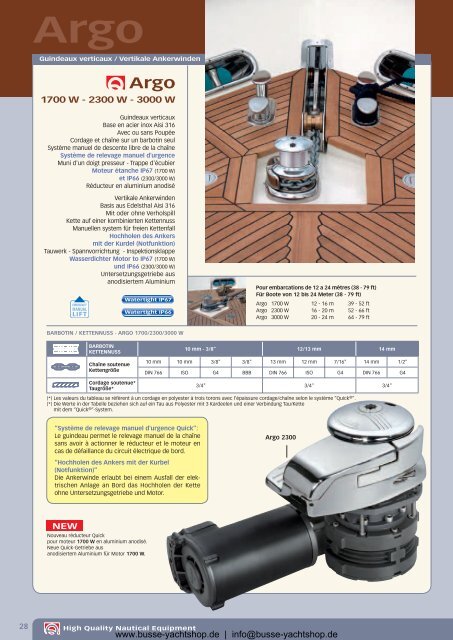 Quick Katalog - Busse-Yachtshop