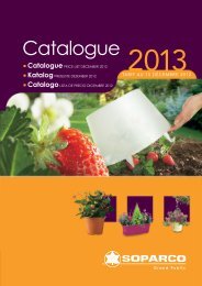 Catalogue Gamme grand public - Soparco