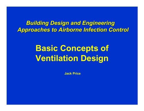 Basic Concepts of Ventilation Design - GHDonline