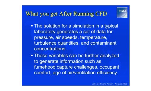 Labs21: Optimizing Laboratory Ventilation Design - Labs21 ...