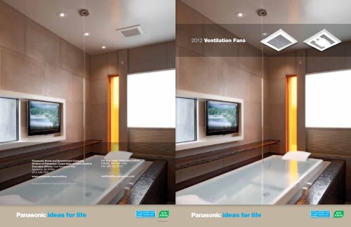 2012 Ventilation Fans Panasonic