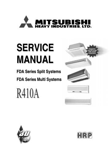 SERVICE MANUAL - Mitsubishi Heavy Industries Ltd.