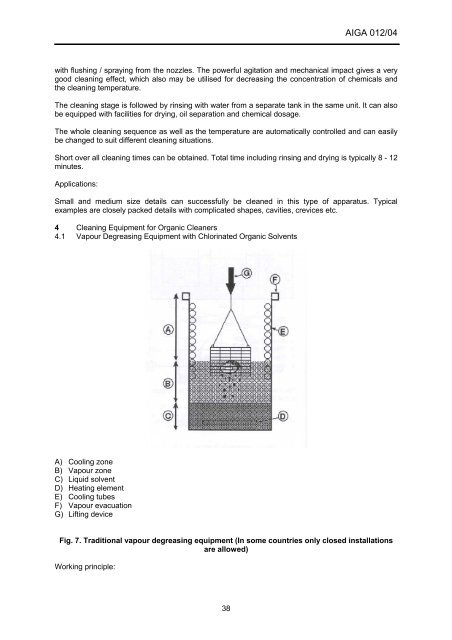 CLEANING OF EQUIPMENT FOR OXYGEN SERVICE - AIGA