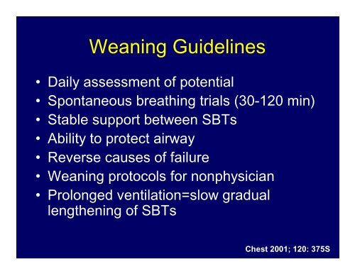 Mechanical Ventilation for Dummies