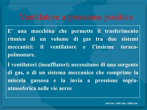 La Ventilazione Meccanica Domiciliare - Agenzia di Sanità Pubblica ...