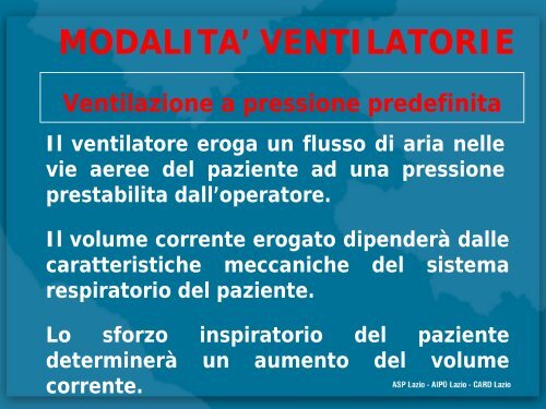 La Ventilazione Meccanica Domiciliare - Agenzia di Sanità Pubblica ...