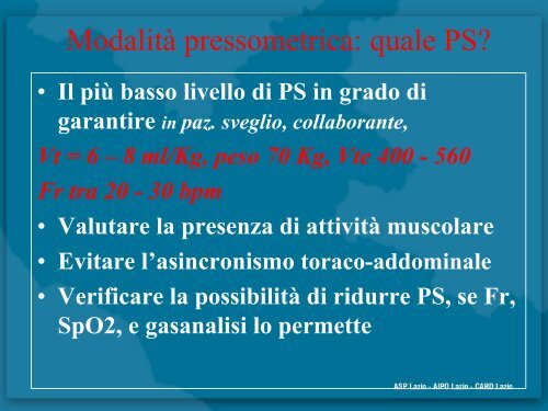 La Ventilazione Meccanica Domiciliare - Agenzia di Sanità Pubblica ...