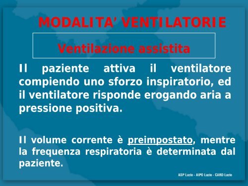 La Ventilazione Meccanica Domiciliare - Agenzia di Sanità Pubblica ...