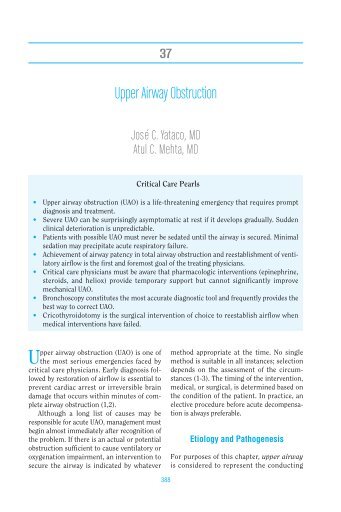 Upper Airway Obstruction