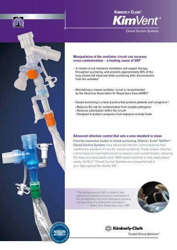 Closed Suction Systems - Kimberly-Clark Health Care