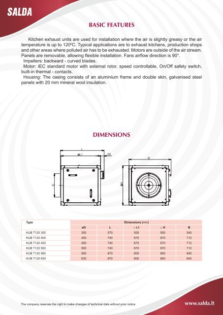 KUB T120 - VTPrincips