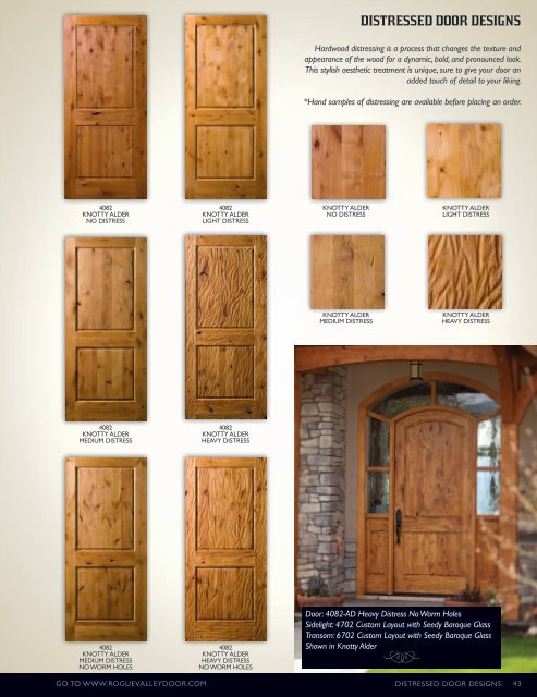 1 DESIGN YOUR OWN ROGUE VALLEY DOOR ONLINE