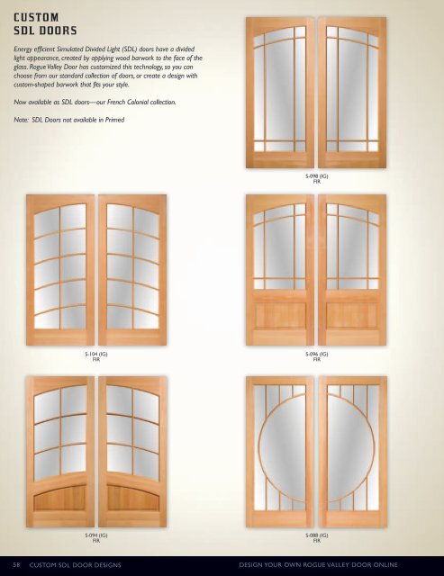 1 DESIGN YOUR OWN ROGUE VALLEY DOOR ONLINE