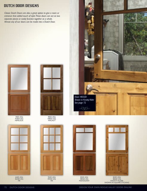 1 DESIGN YOUR OWN ROGUE VALLEY DOOR ONLINE