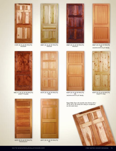 1 DESIGN YOUR OWN ROGUE VALLEY DOOR ONLINE