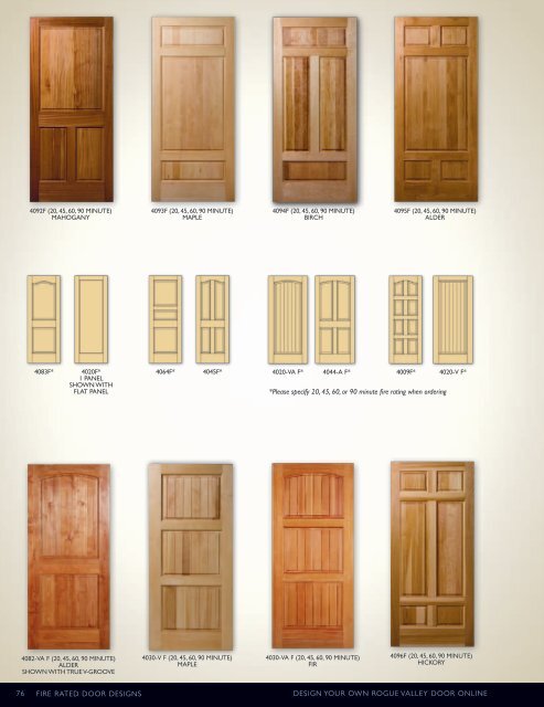 1 DESIGN YOUR OWN ROGUE VALLEY DOOR ONLINE