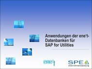 sp e. theutilityconsultinge xperts - ene't Anwendertage