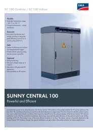 SUNNY CENTRAL 100 - PROINSO