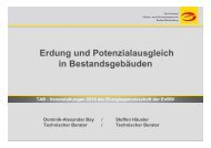 Erdung und Potentialausgleich - EnBW Energiegemeinschaft