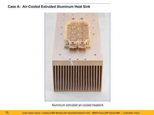 Cooling IGBT Modules with VDF - Parker