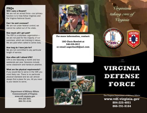 virginia defense force virginia defense force