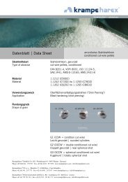 Drahtkorn arrondiert - KrampeHarex® GmbH & Co. KG