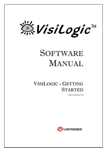 VisiLogic - Getting Started - Unitronics