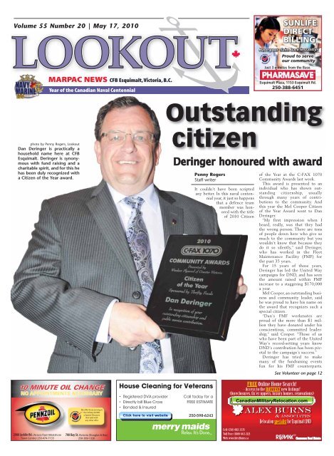 Outstanding citizen - Lookout Newspaper