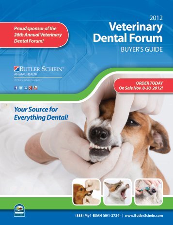 Veterinary dental forum - Butler Schein Animal Health