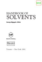 Handbook of Solvents - George Wypych - ChemTech - Ventech!