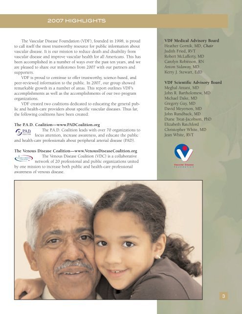 2007 Annual Report PDF - Vascular Disease Foundation