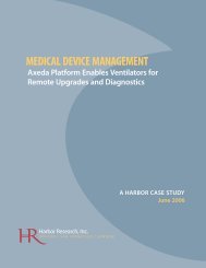 MEDICAL DEVICE MANAGEMENT - Axeda