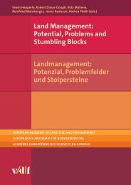 Land Management - vdf Hochschulverlag AG an der ETH Zürich