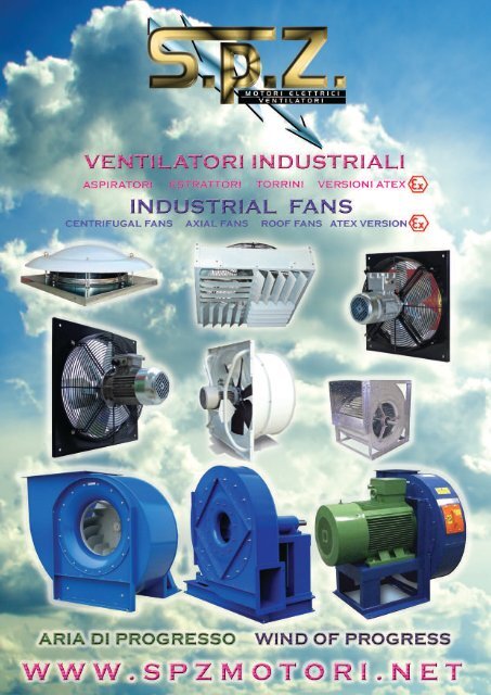 nuove serie ventilazione industriale - SPZ motori elettrici