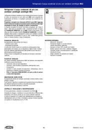 Refrigeratori d'acqua condensati ad aria con ventilatori ... - Galletti.com