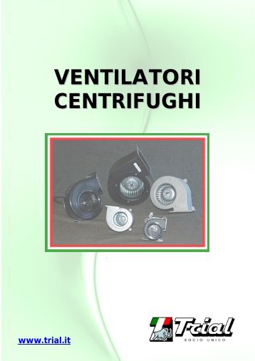 VENTILATORI CENTRIFUGHI