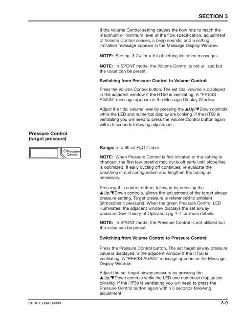 Newport HT50 Operator's Manual