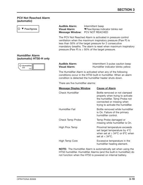 Newport HT50 Operator's Manual