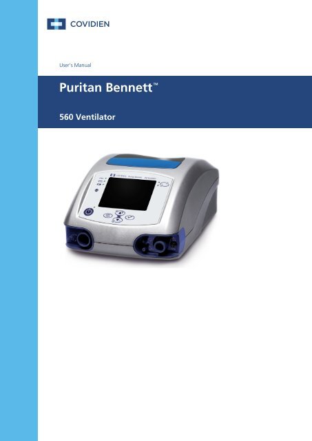 Puritan Bennett 560 Ventilator User's Manual - Covidien