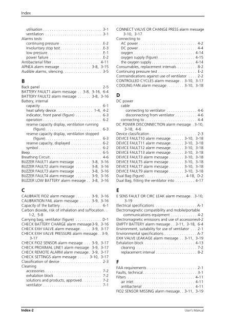 Puritan Bennett 560 Ventilator User's Manual - Covidien