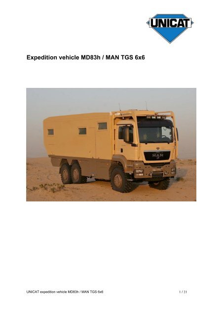 Exposee MD83h MAN TGS 6x6 e