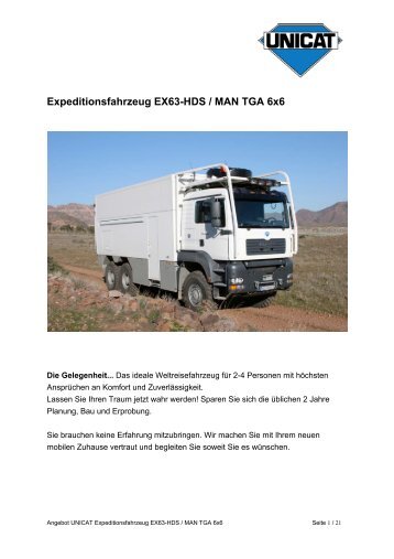 Exposee EX63-HDS TGA 6x6 d